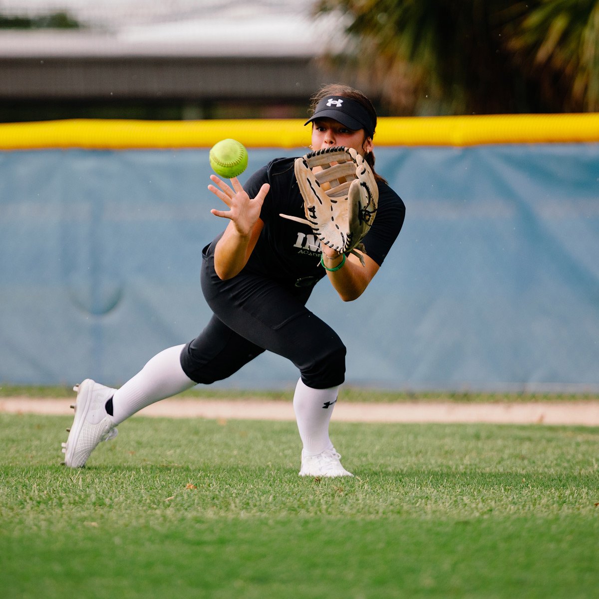 Softball position outfielding