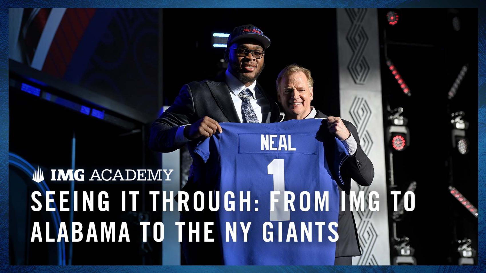 Seeing it Through: From IMG Football to Alabama to the New York