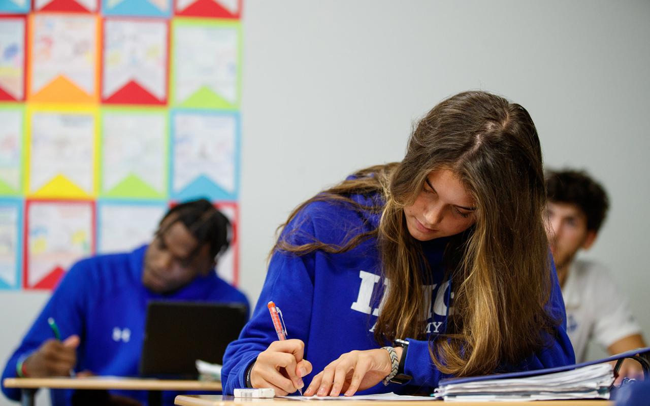 IMGA students in a classroom